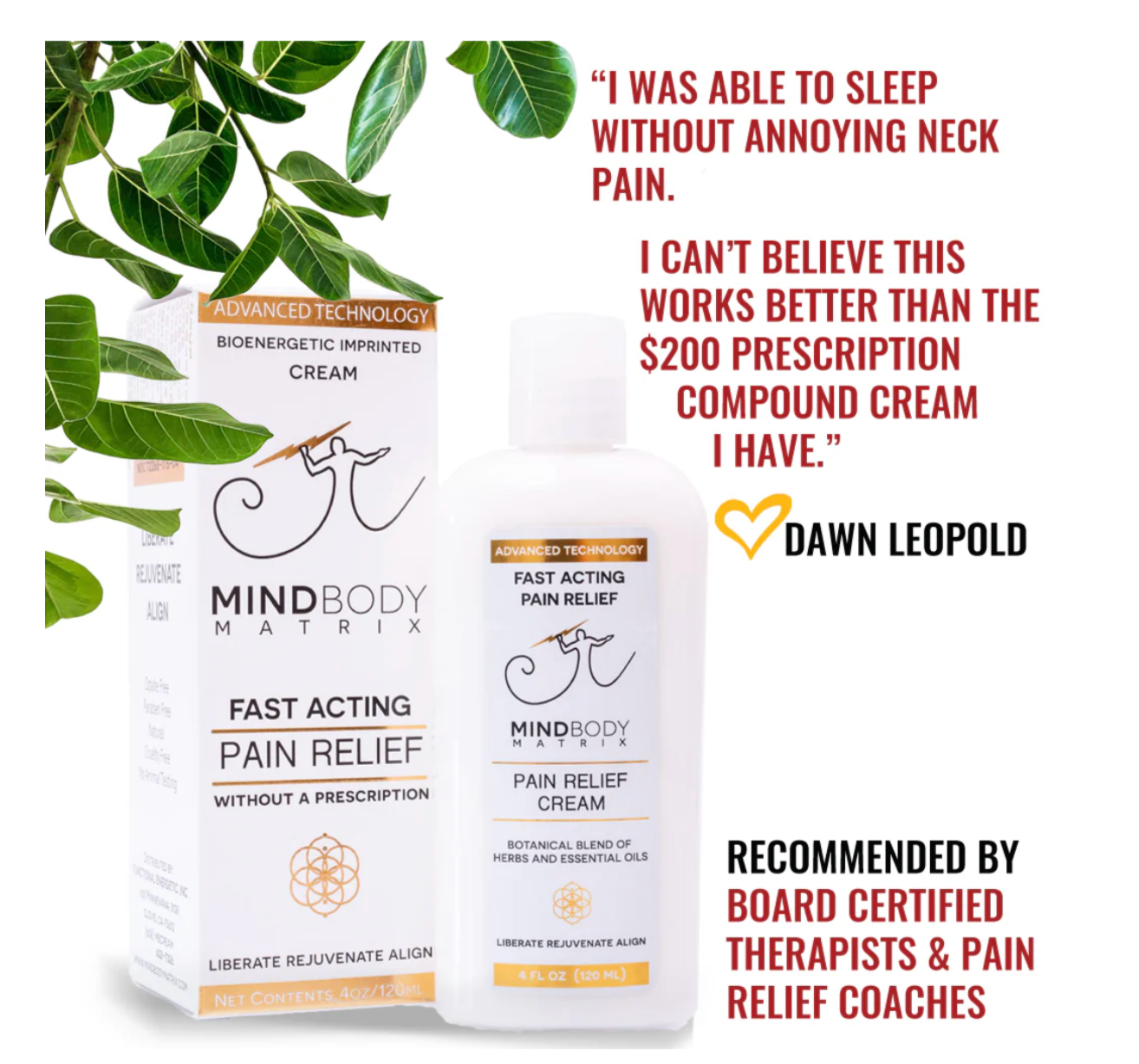 Fast Acting Pain Relief Cream 1 oz